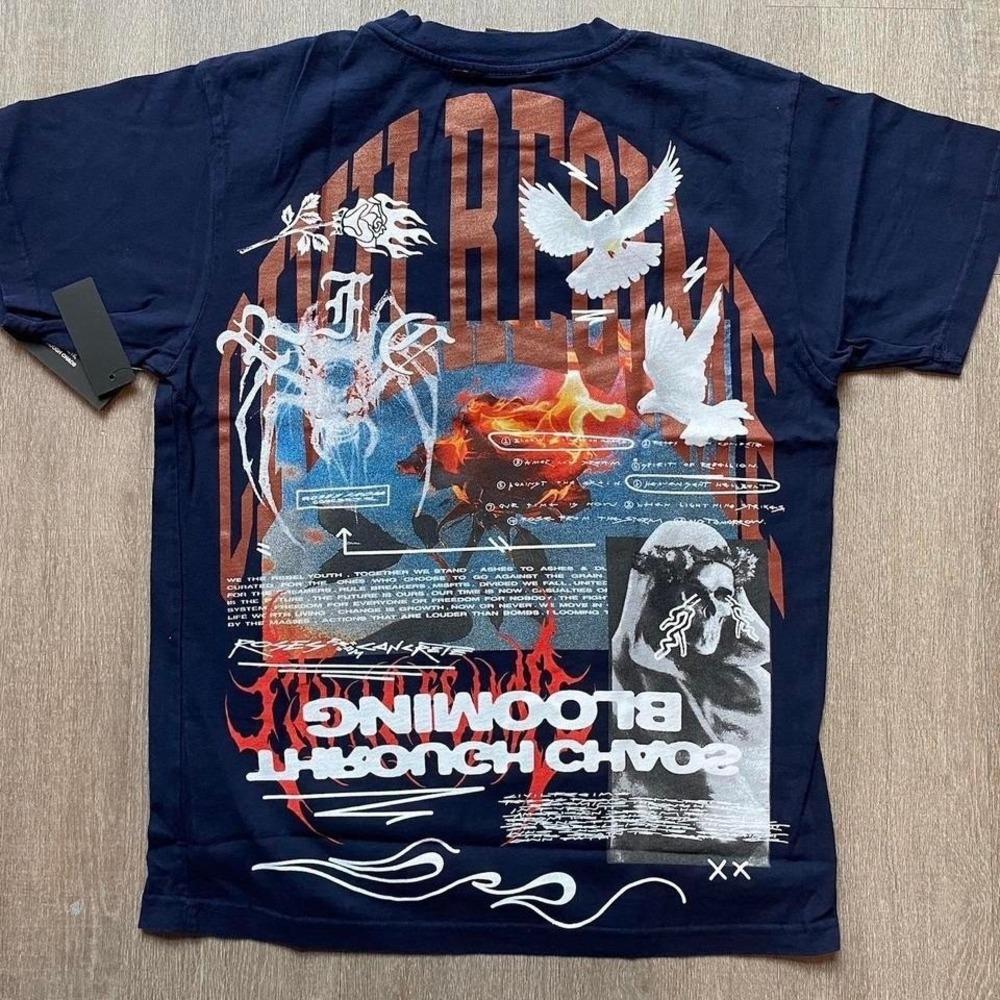 SMALL Civil Regime Sign of The Times All Day Tee in Future Dusk